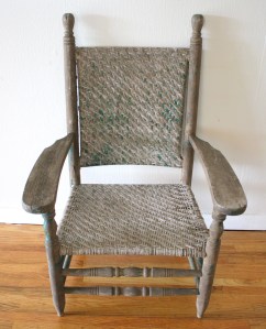 antique primitive chair 1