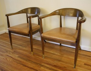 mcm upholstered Boling chairs 1