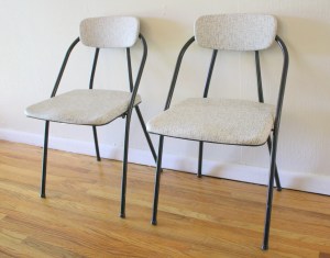 mcm folding chair set 2