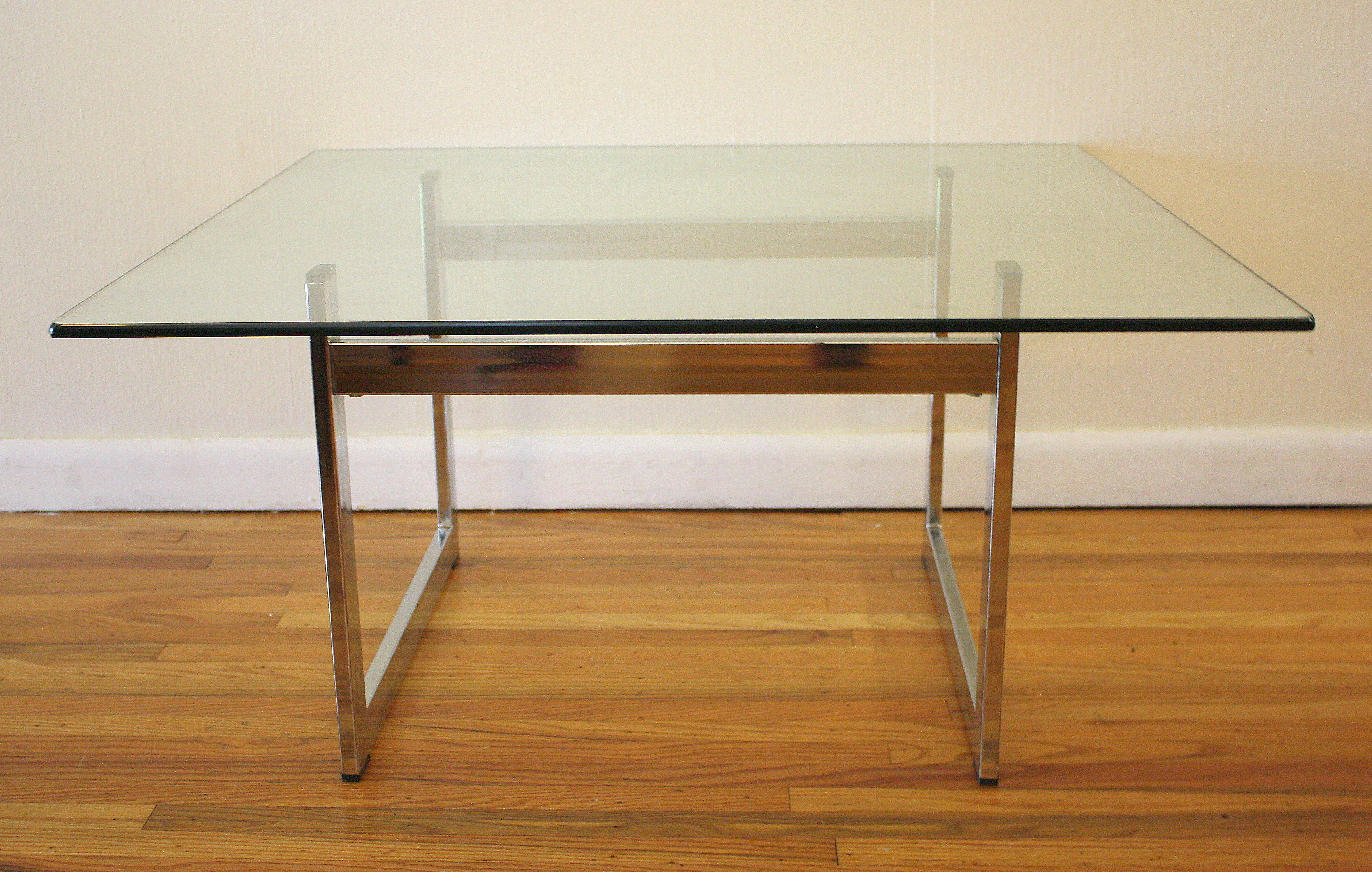 mcm square chrome coffee table 2