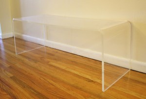 Lucite coffee table - $275