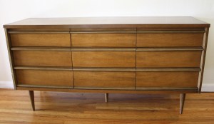 bassett 9 drawer dresser 1