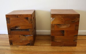 industrial cube end tables