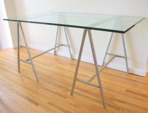 industrial table glass top 1