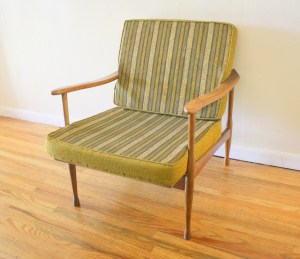 mcm green lounge chair 1