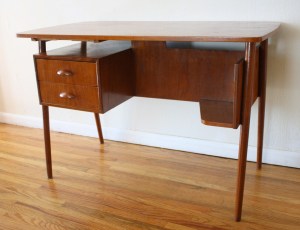 mcm desk with front bookshelf 2