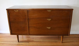 mcm bassett credenza with side cabinet 1