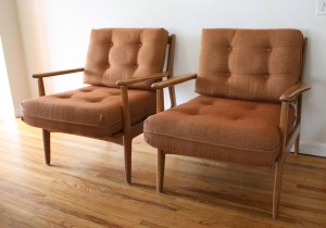 mid century modern Baumritter chairs 1