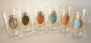 mcm coat of arms tall glasses 1