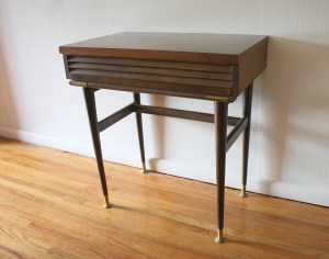 mcm louvered console vanity table 1