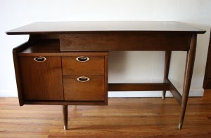 mcm floating desk by Hooker 1