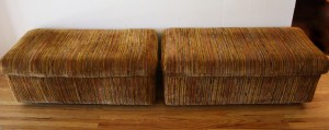 mid century modern polychromatic ottoman 5