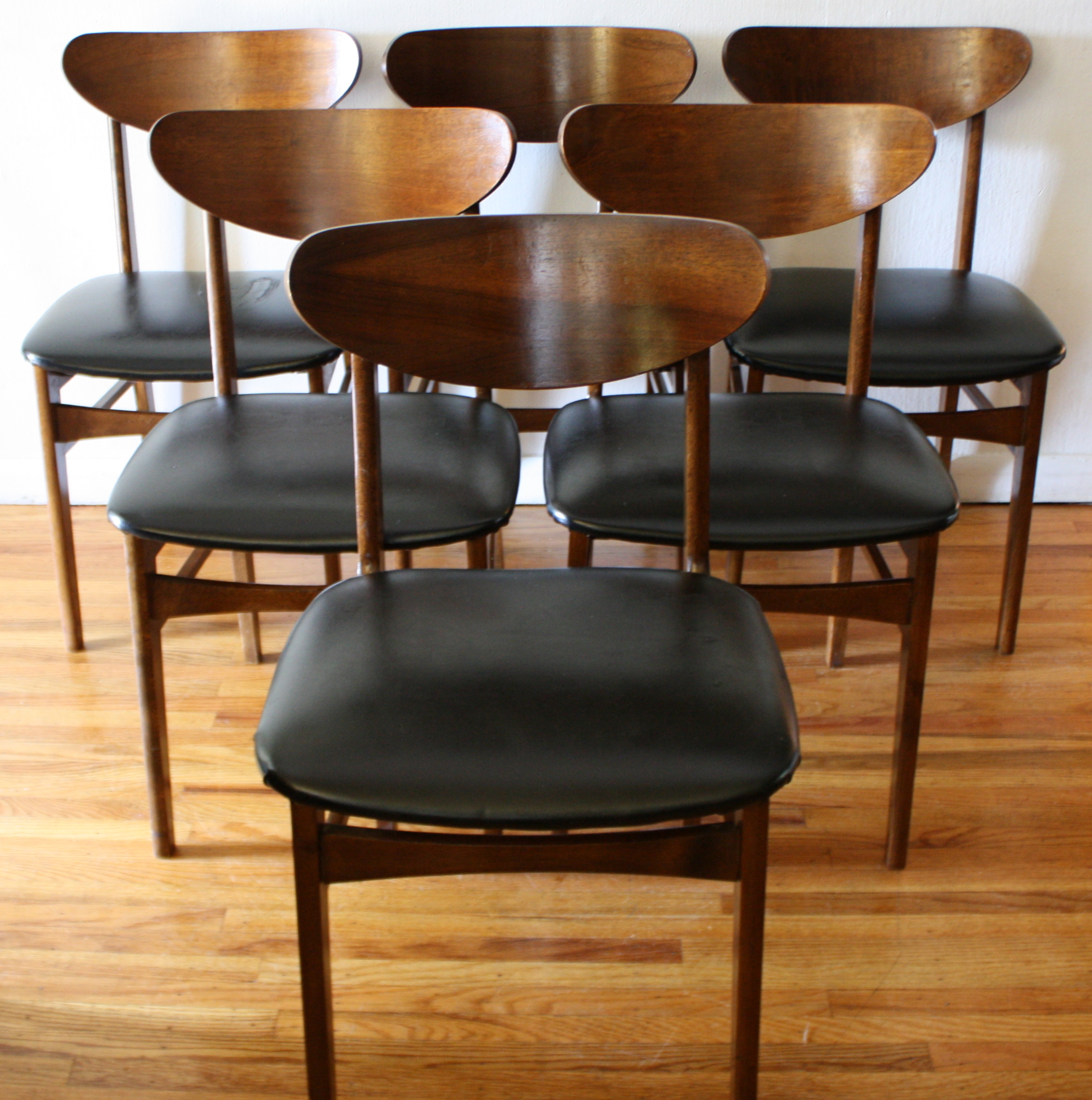 mcm set of 6 dining chairs 1