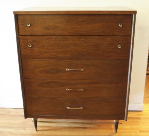 mcm tall dresser brass handles 2