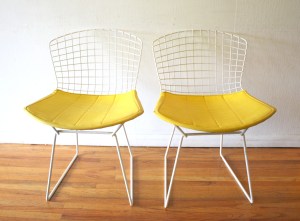 bertoia chair pair 1