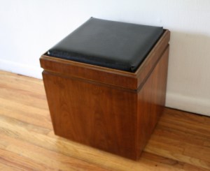 checkerboard game table ottoman 4