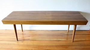mcm slatted bench sm 2