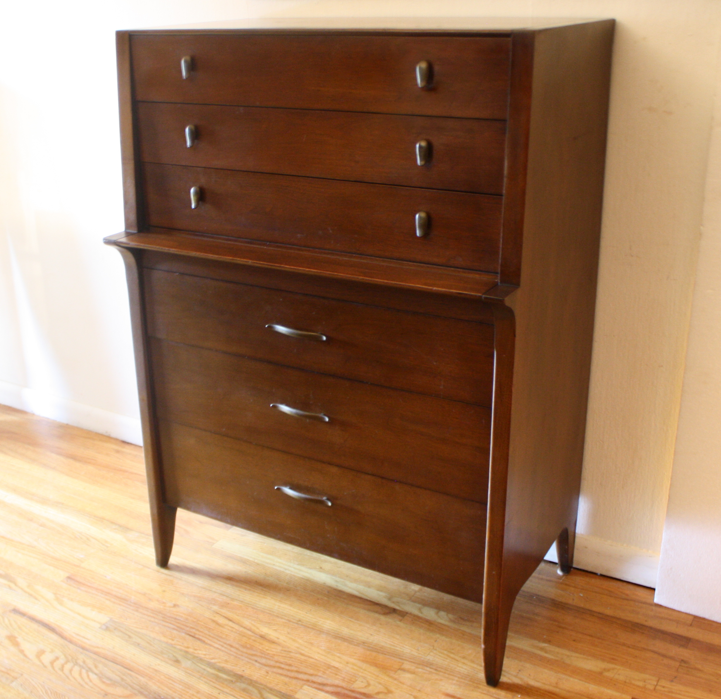 Drexel tall dresser with angled edge 3