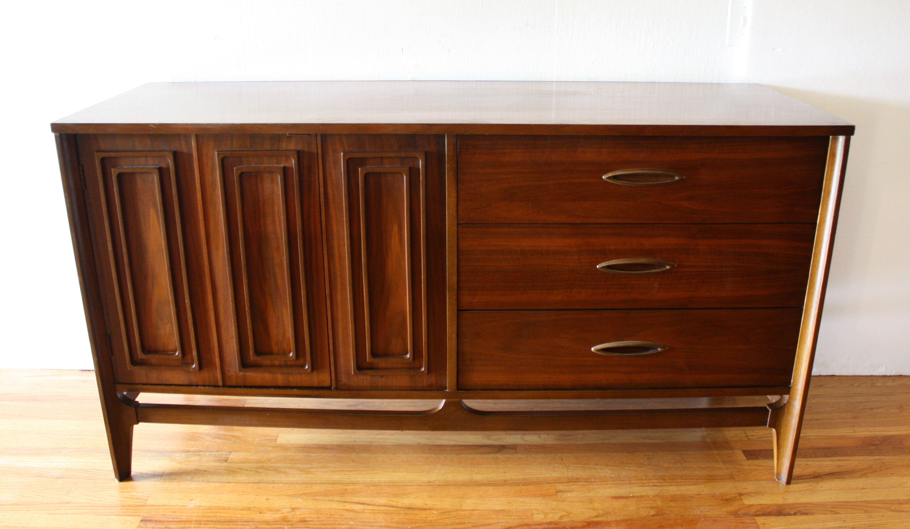 mcm credenza with sculpted handles and doors 1