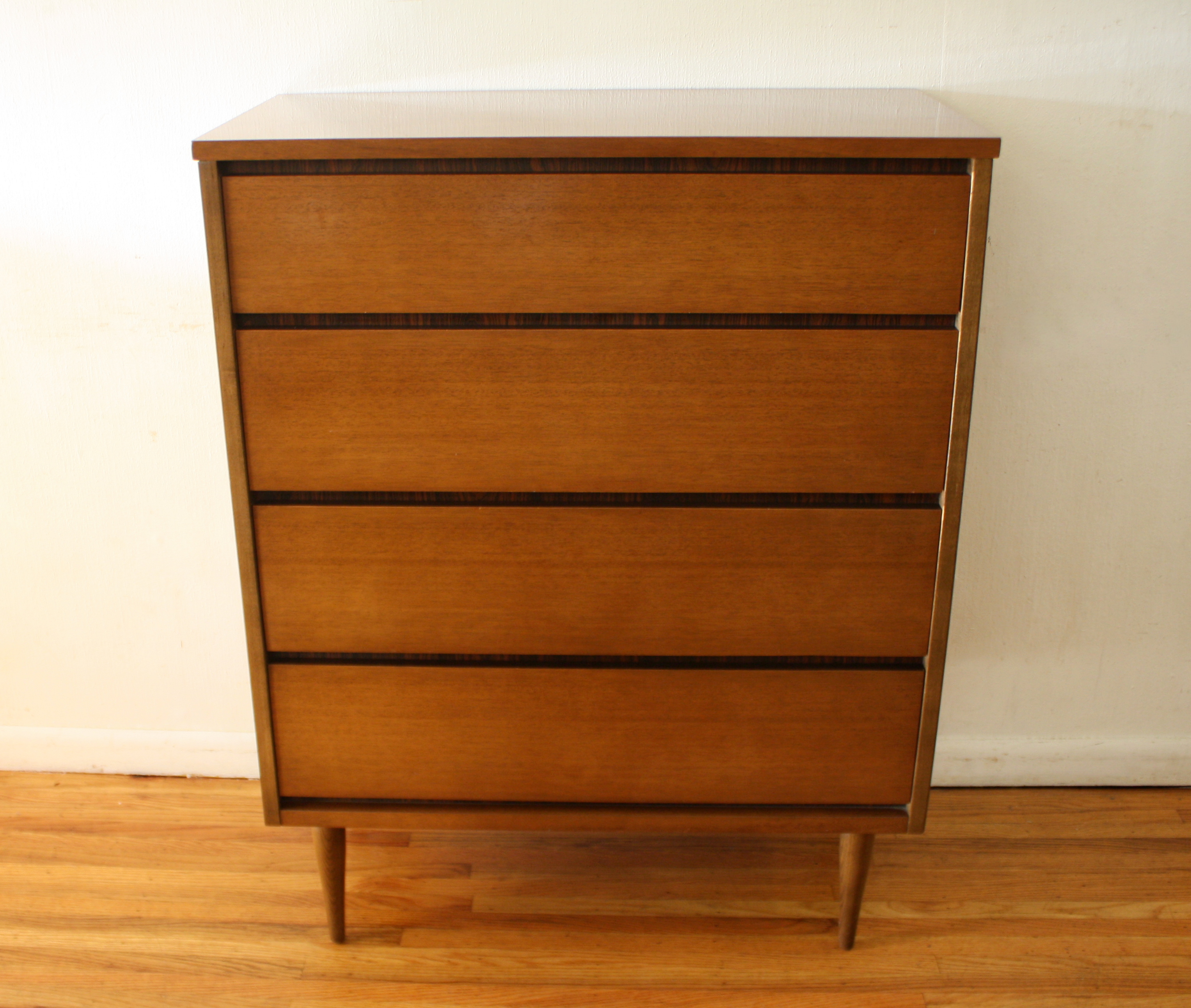 Bassett streamlined tall dresser 1