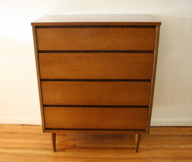 Bassett streamlined tall dresser 1