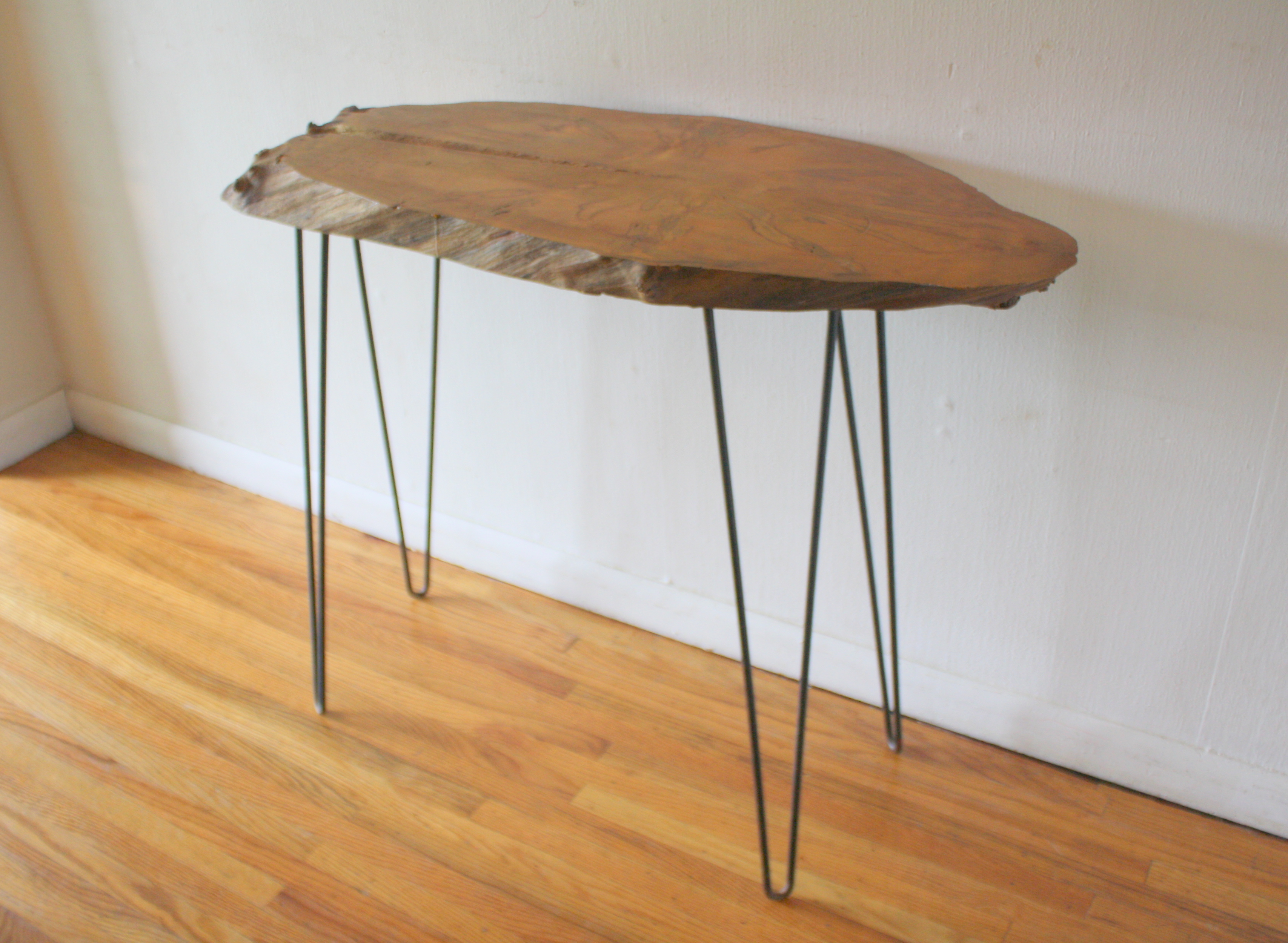 cypress slab with hairpin legs 1