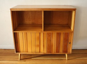Mastercraft record shelf unit 1