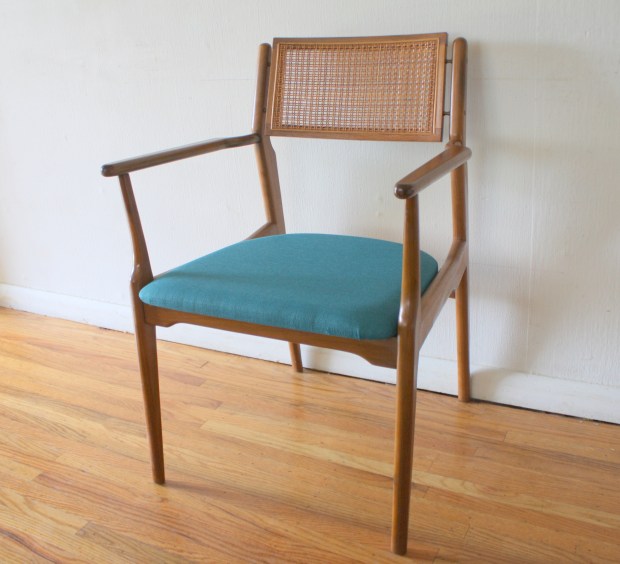mcm rattan back chair 2