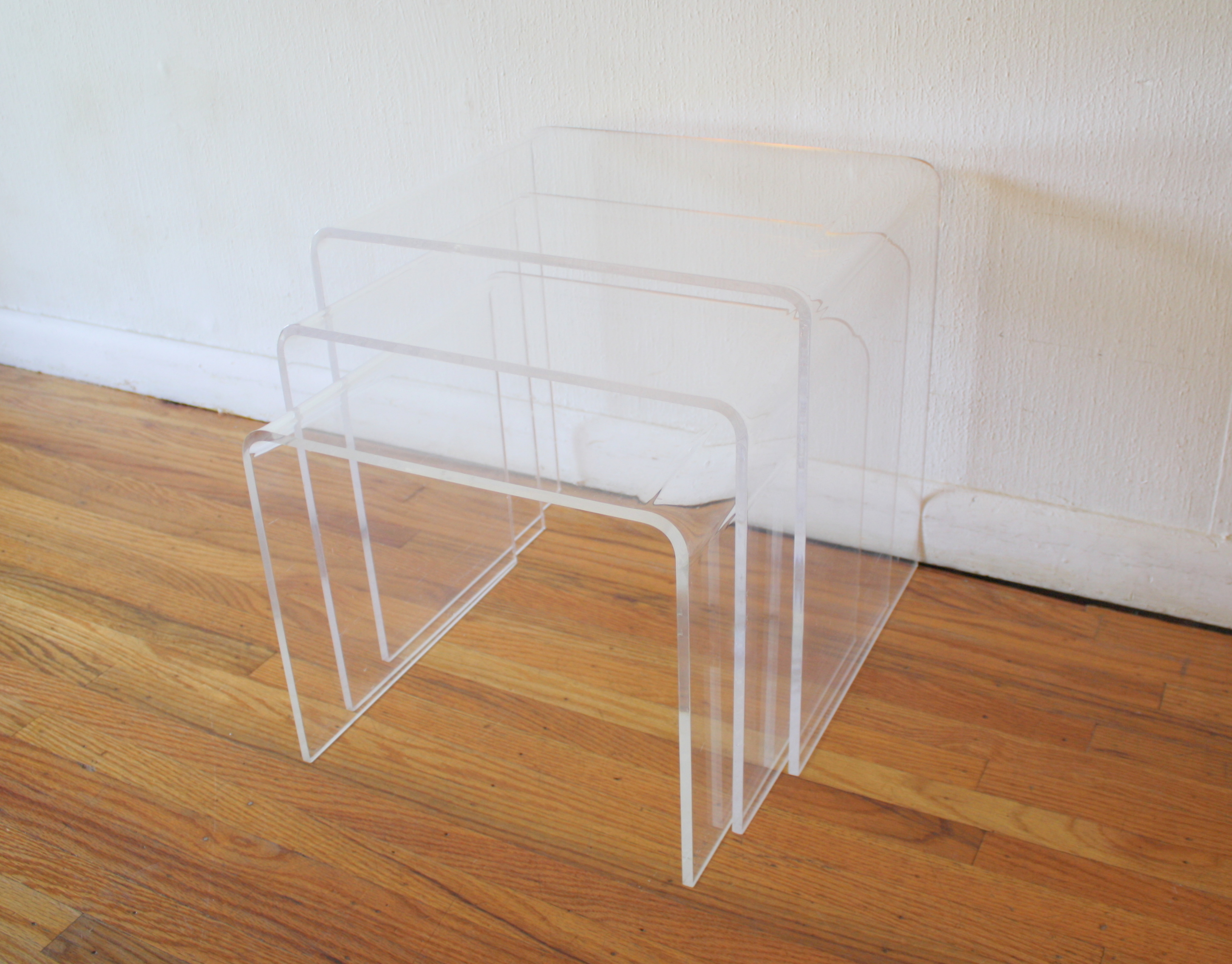 lucite nesting tables 1