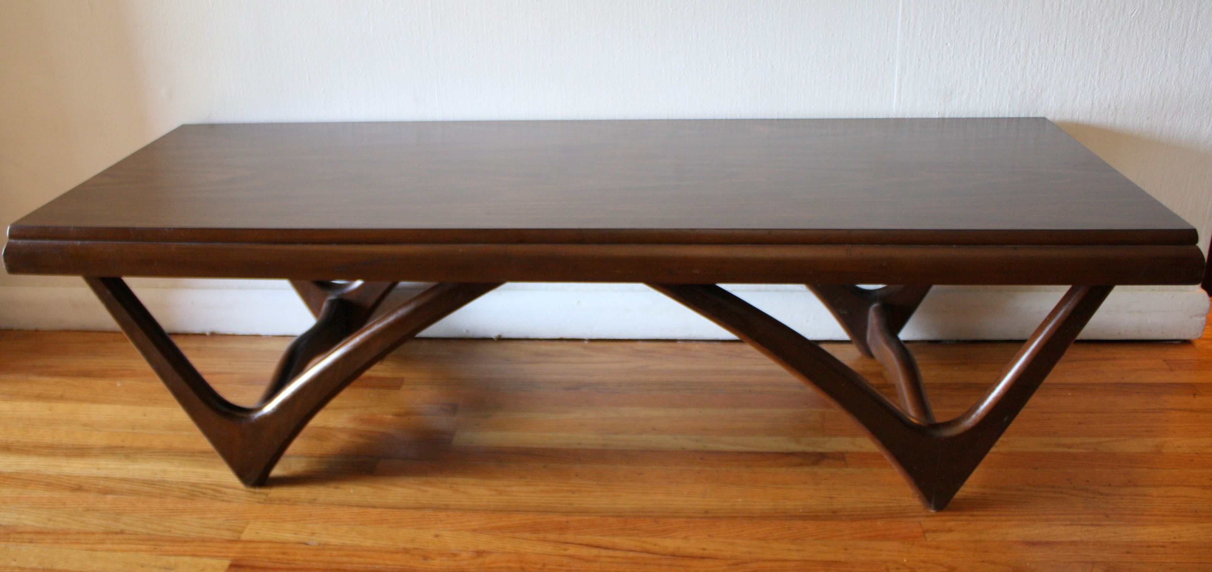 mcm double arched base coffee table 4.JPG
