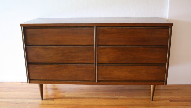 Bassett streamlined low dresser credenza 1