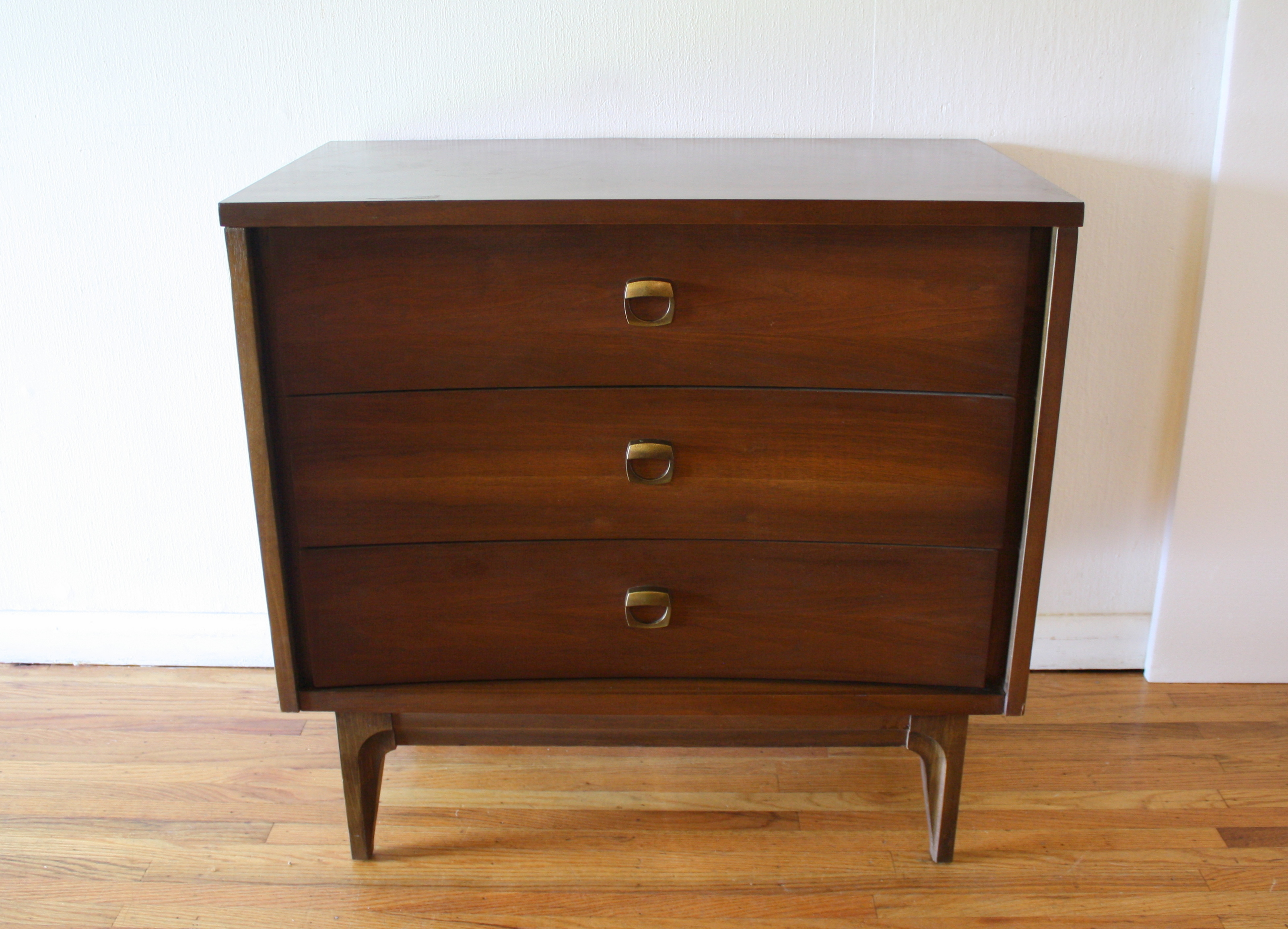 Johnson Carper bachelor dresser brass pulls 1