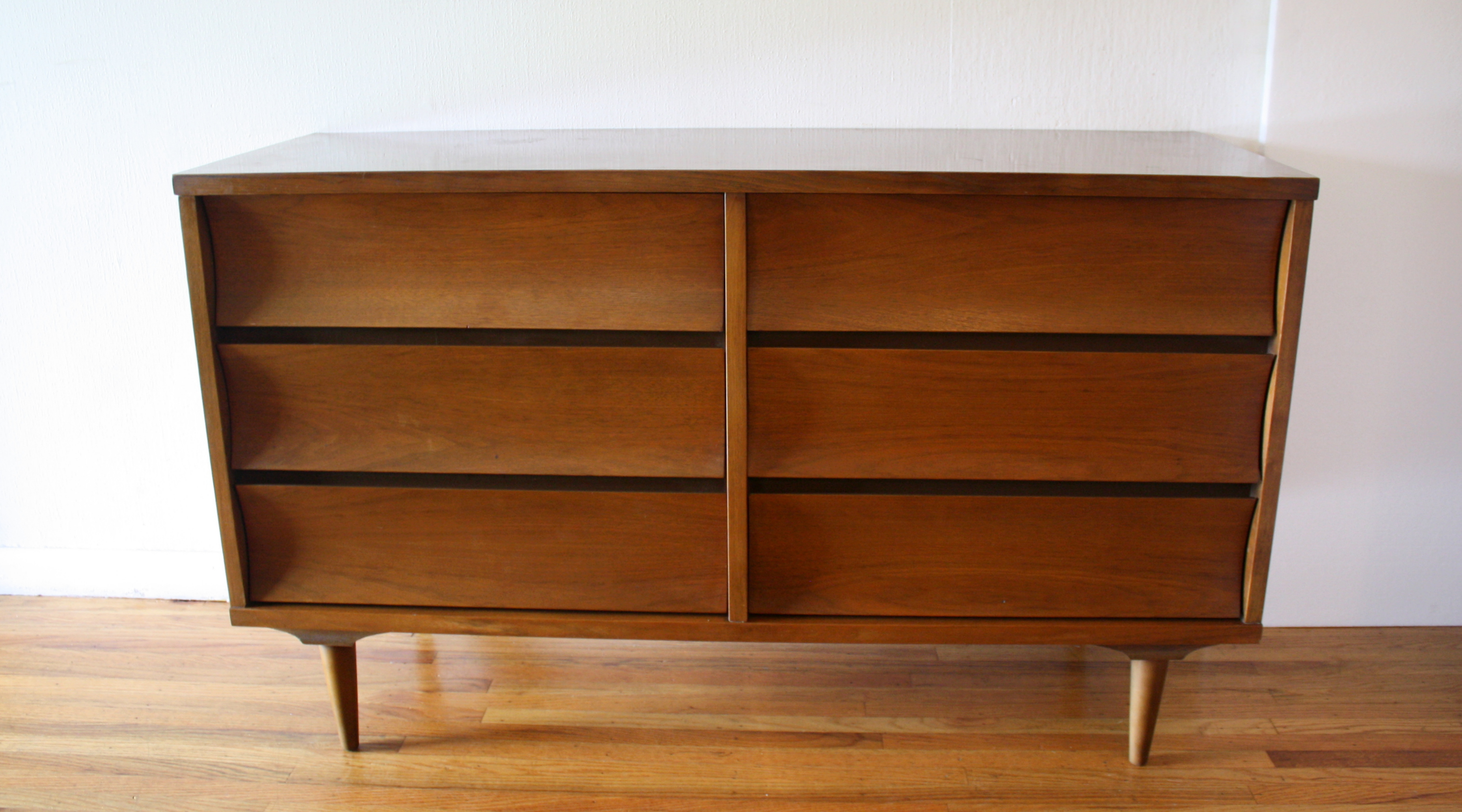 Johnson Carper low dresser credenza concave 1
