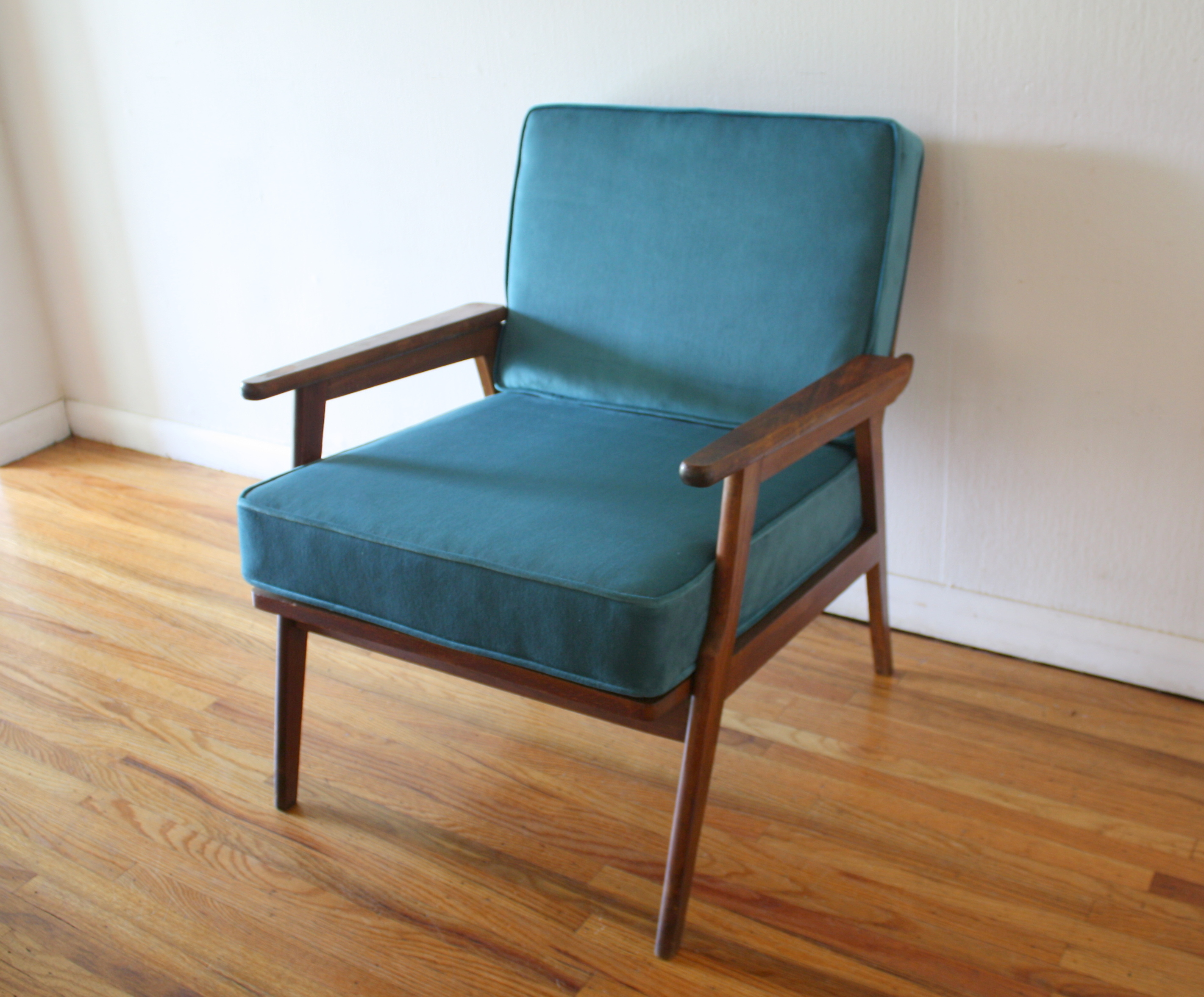 mcm-arm-chair-with-teal-velvet-1