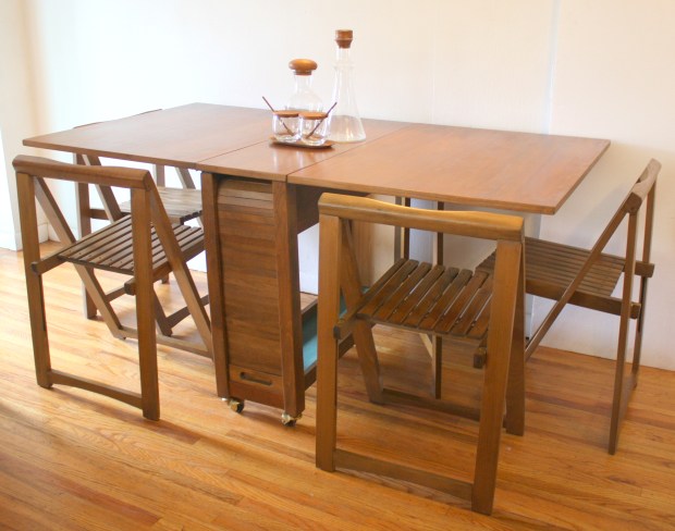 tambour door gateleg table with chairs 1.JPG