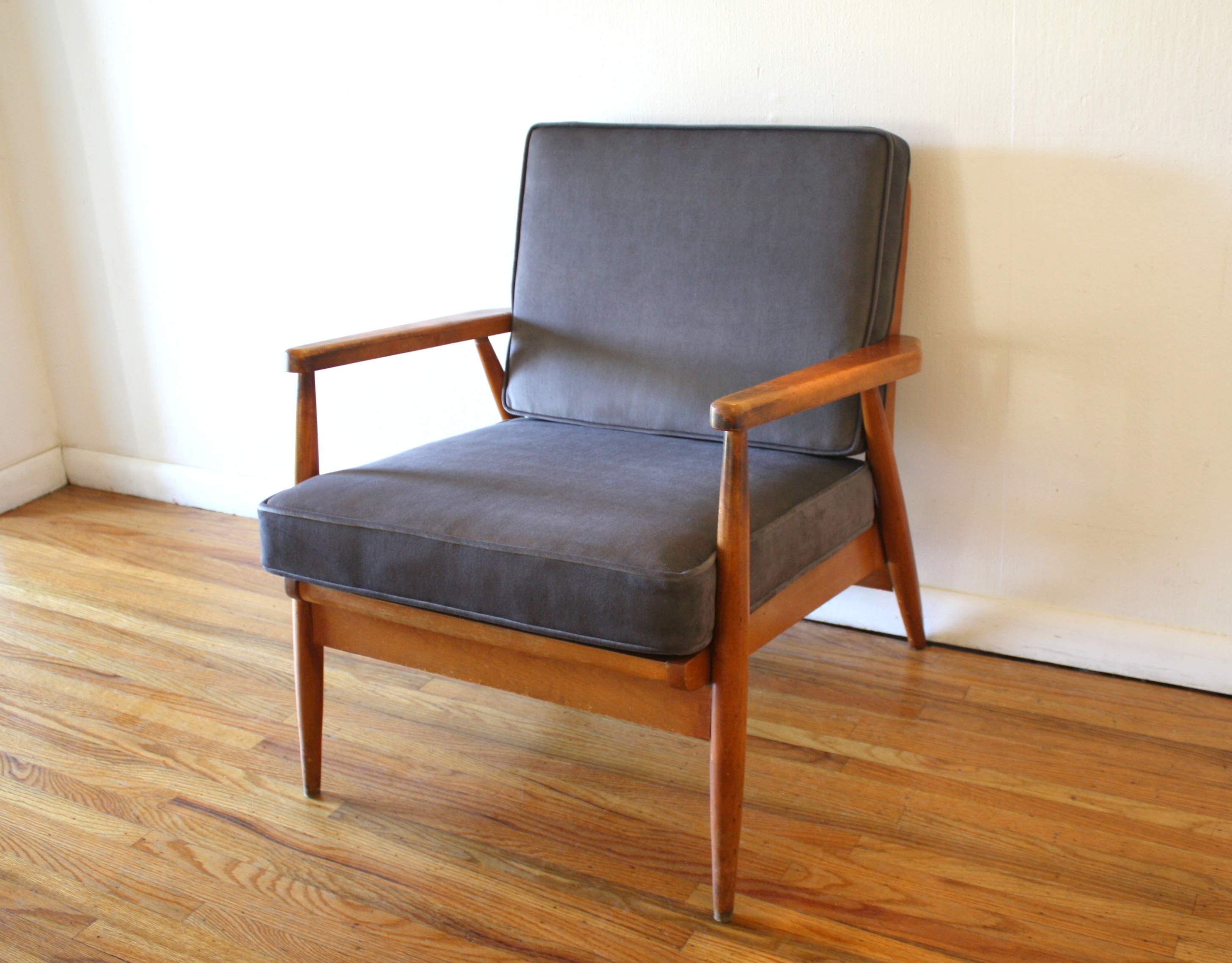 elephant gray velvet chair 2