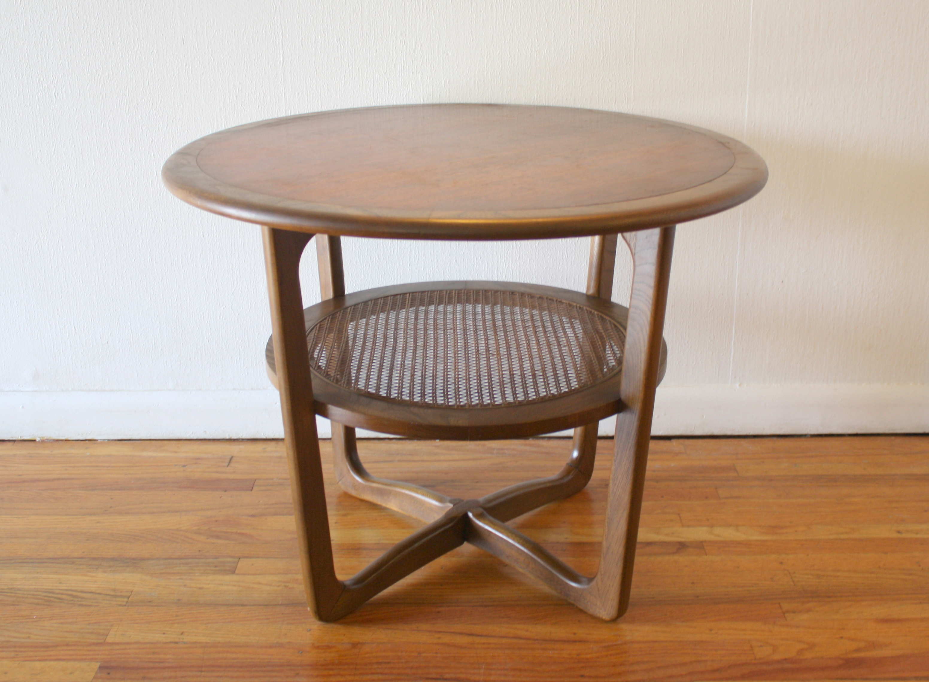 Lane round side end table with rattan shelf 4.JPG