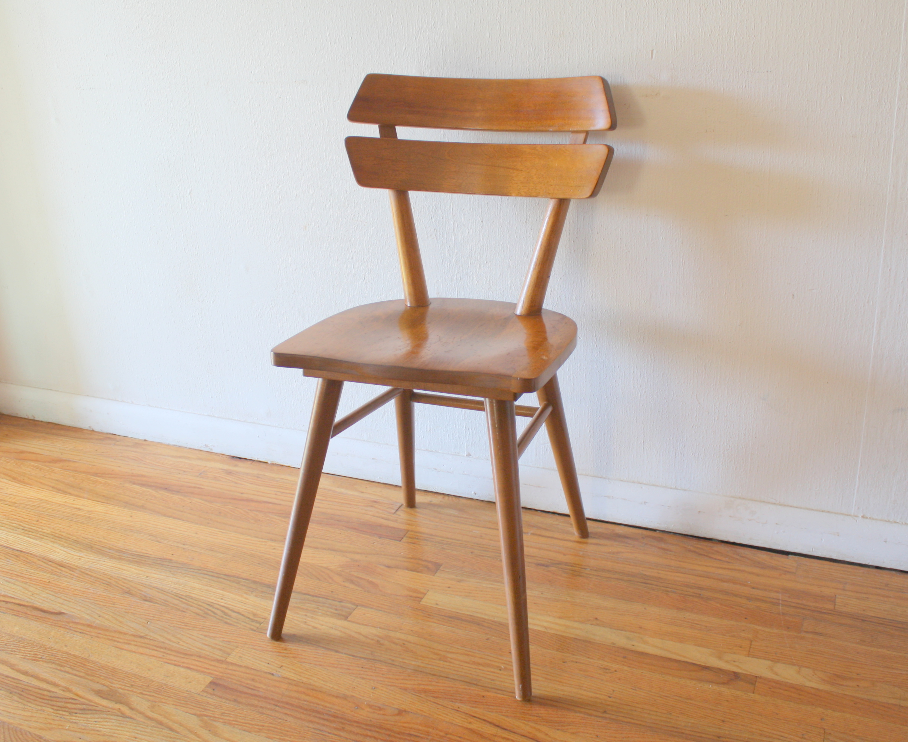 mcm blonde splayed leg chair 1