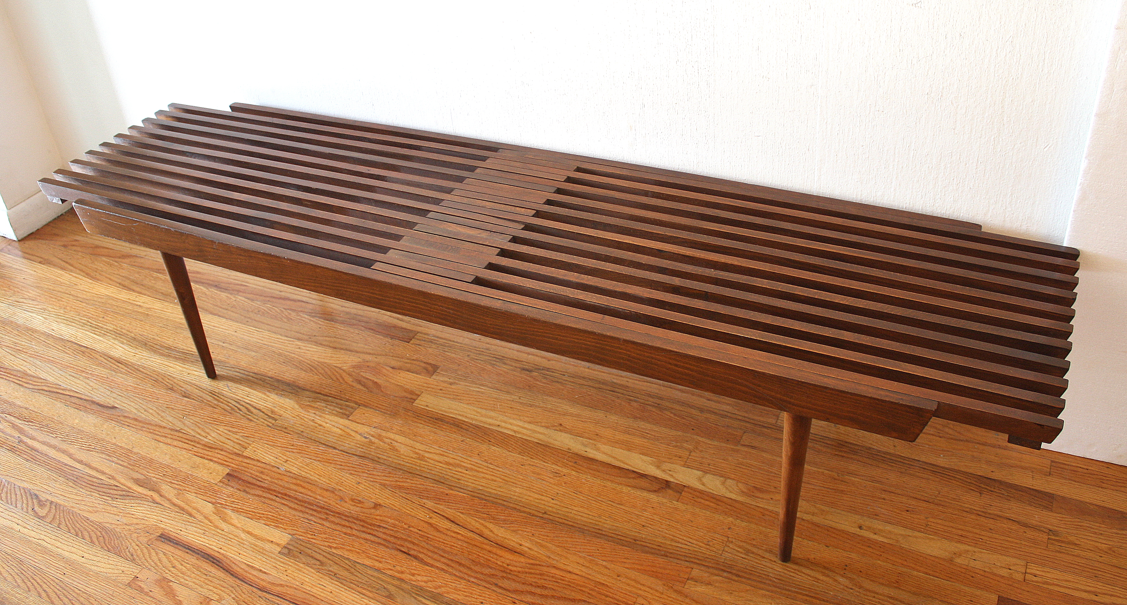 mcm expanding slatted bench coffee table 1
