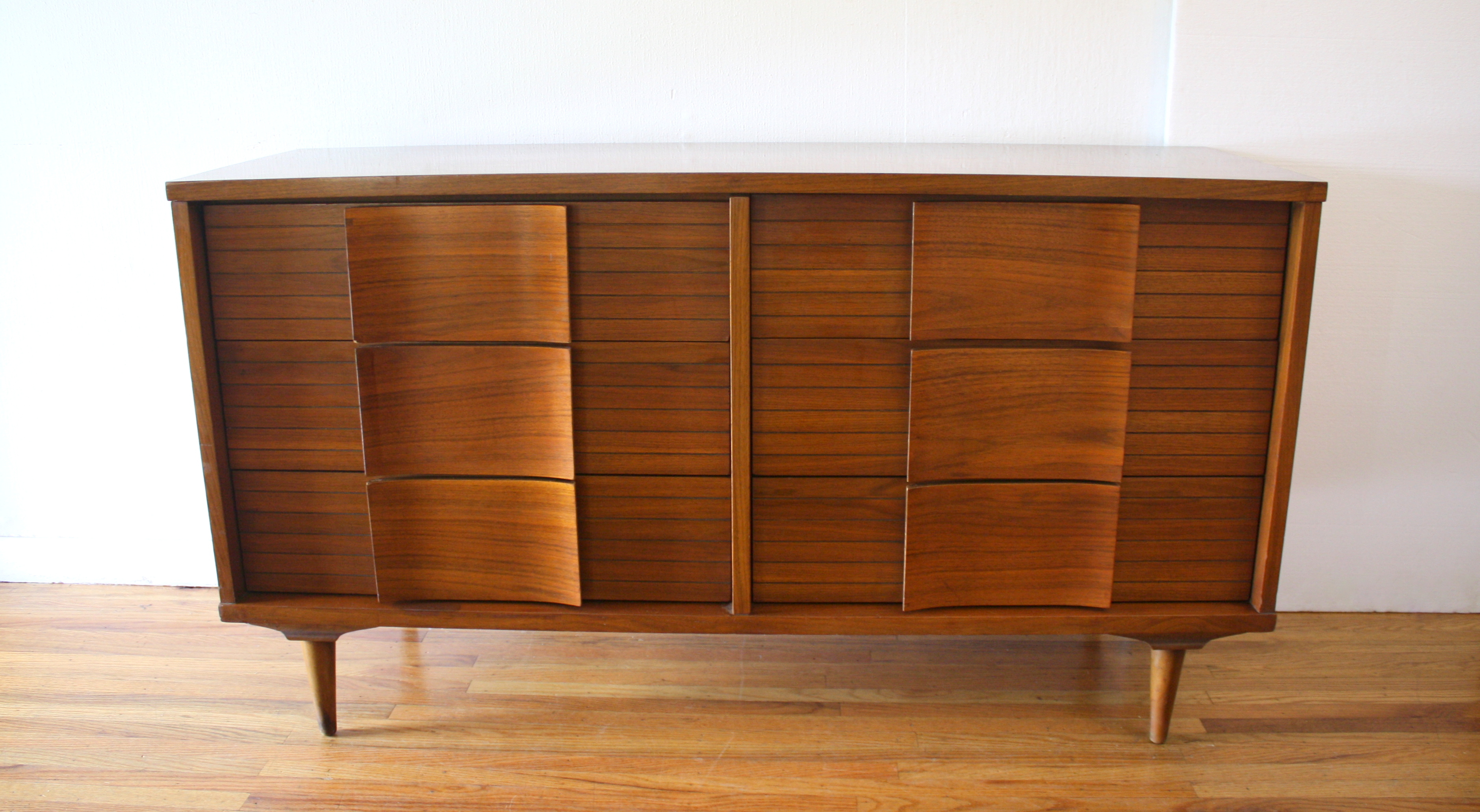 Johnson Carper wave low dresser credenza 1