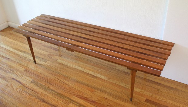 mcm slatted blonde bench 4