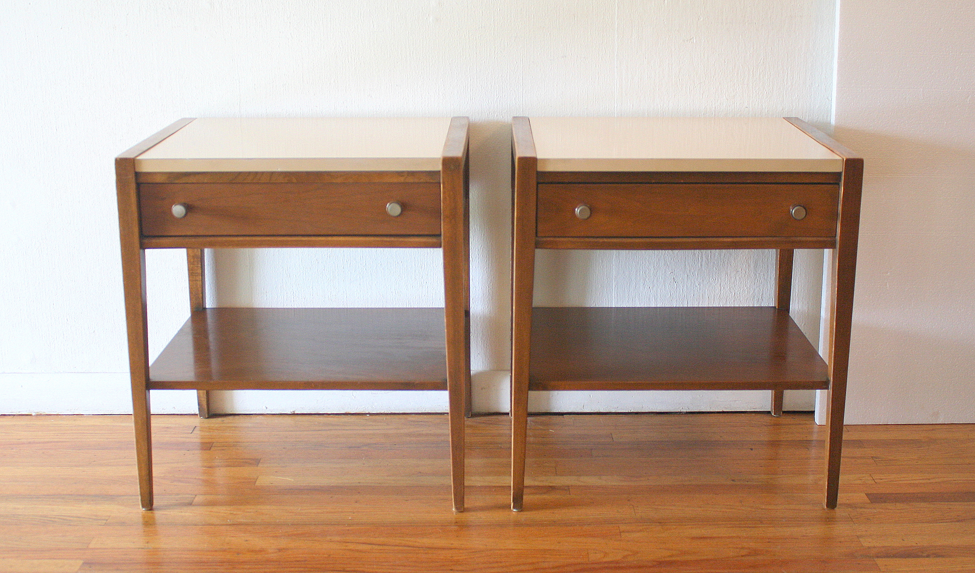 mcm mod white top nightstands 1.JPG