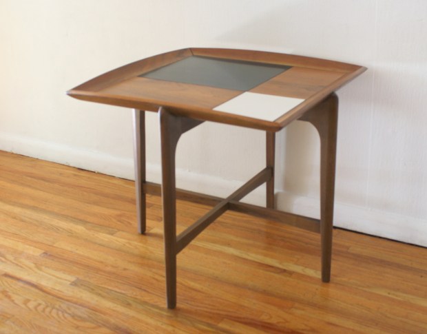 mcm square floating side end table 2
