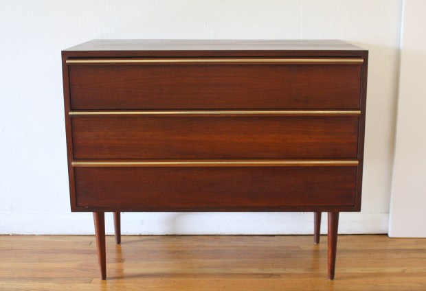 mcm bachelor chest dresser with brass handles 1.JPG
