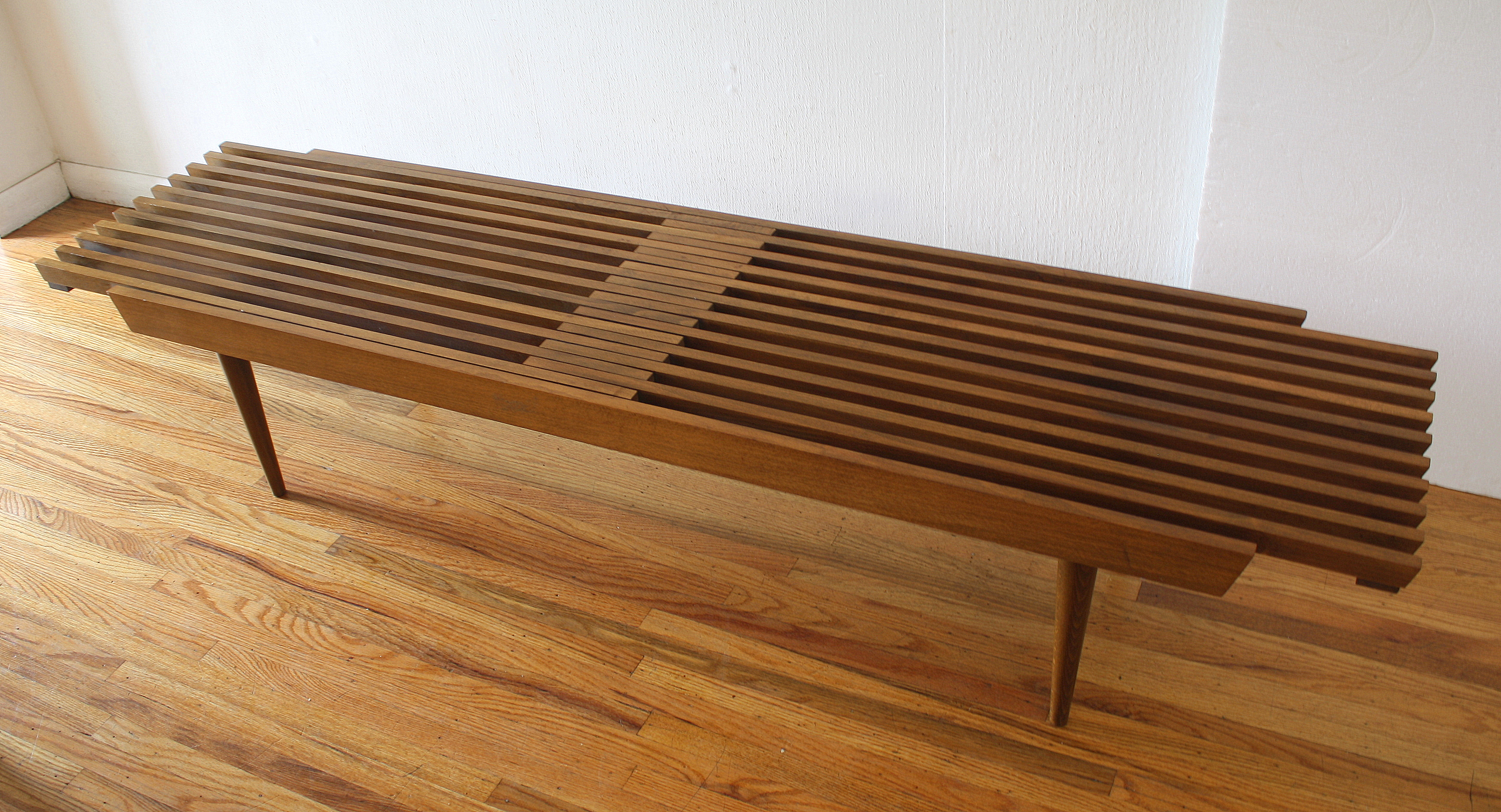 mcm slatted extendong table bench 3.JPG