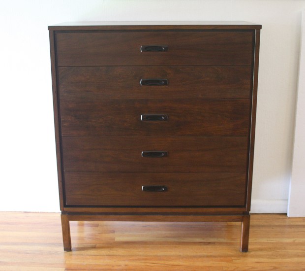 mcm tall dresser teak handles 1.JPG