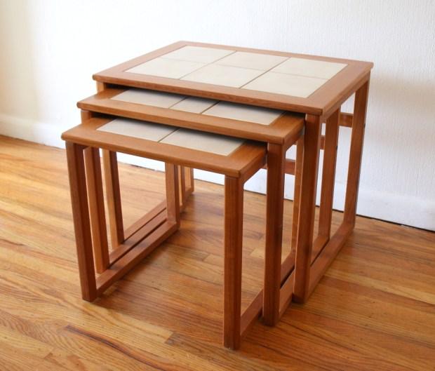 Danish teak tile nesting tables 1.JPG