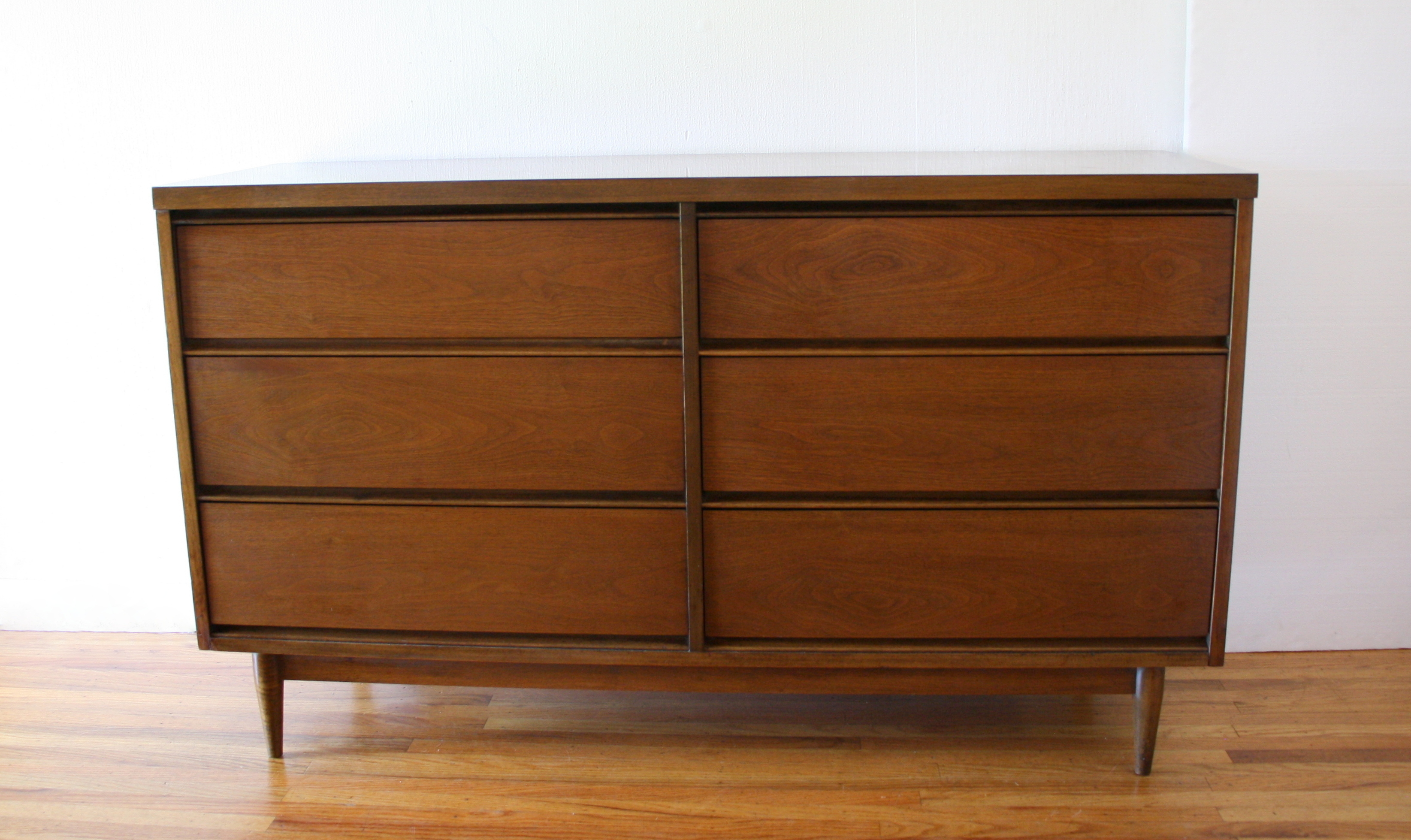 mcm low dresser credenza with streamlined design 1