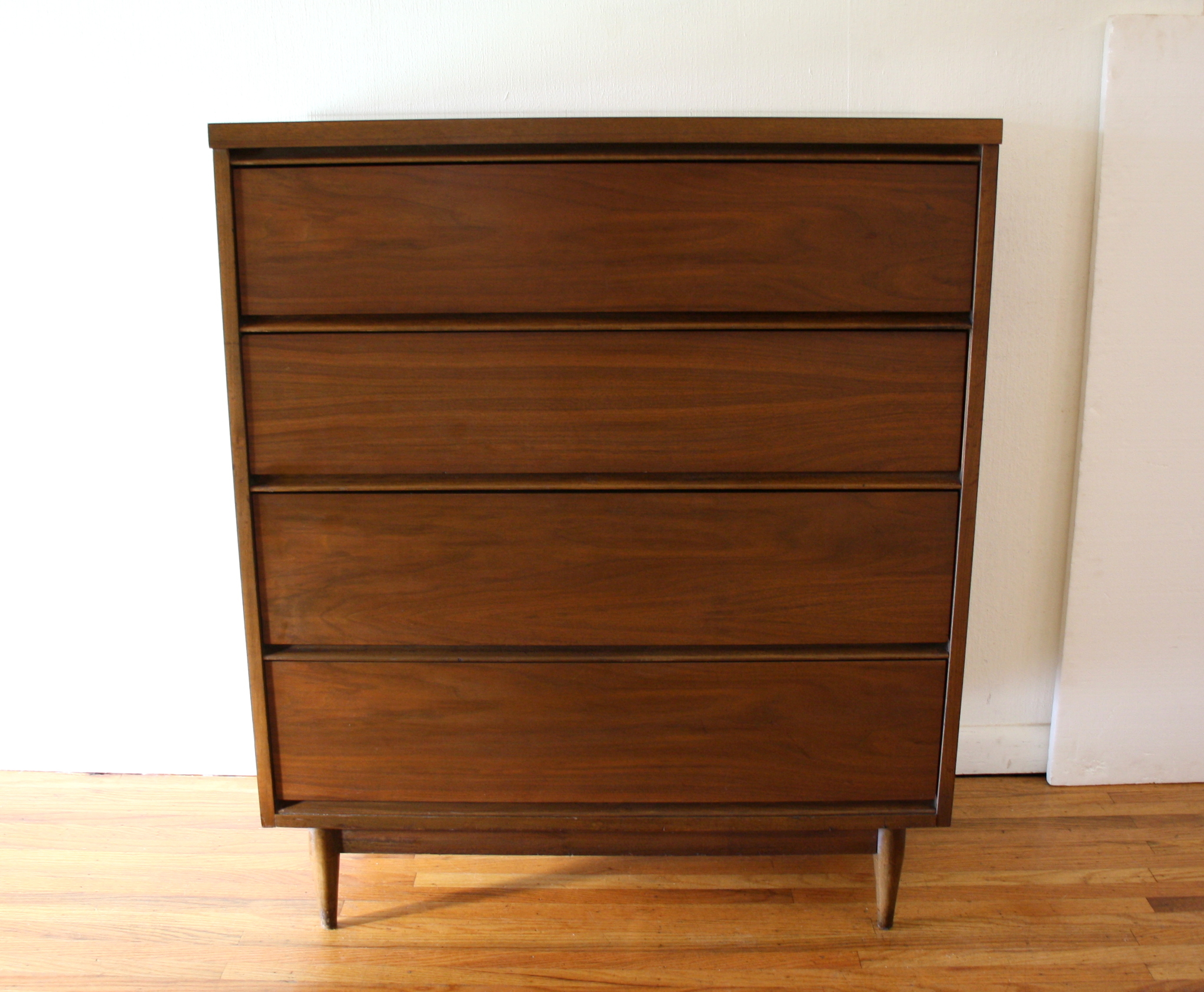Mid Century Modern Tall Dresser | Picked Vintage