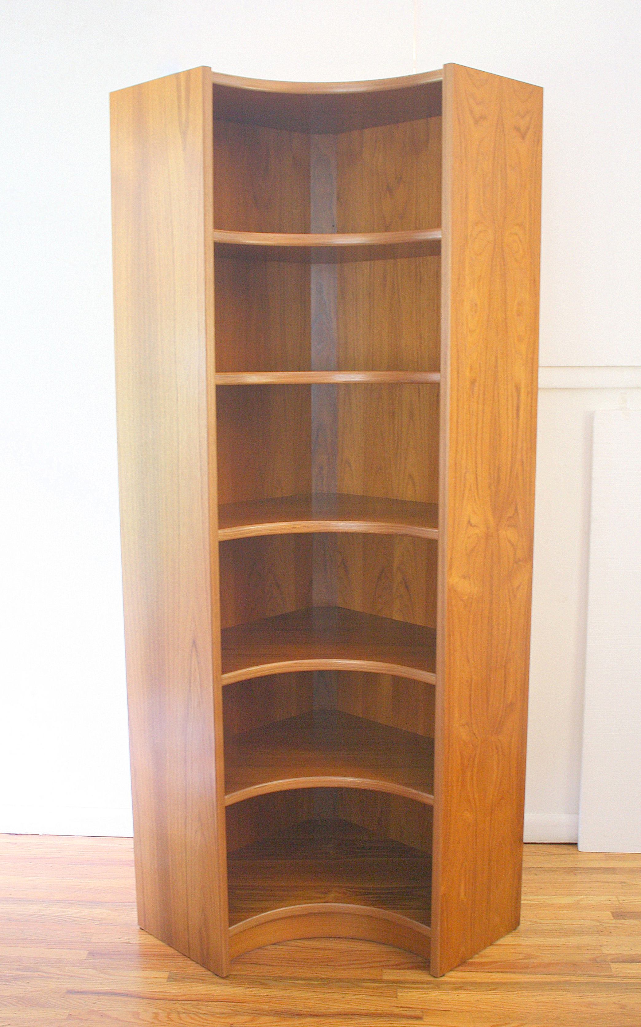 Danish Teak Corner Shelving Unit 1
